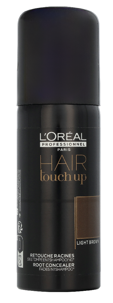 L'Oreal Hair Touch Up Spray - Light Brown 75 ml