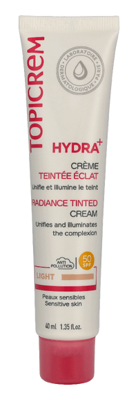 Topicrem Hydra+ Radiance Tinted Cream SPF 50 40 ml