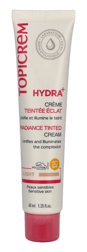 Topicrem Hydra+ Radiance Tinted Cream SPF 50 40 ml