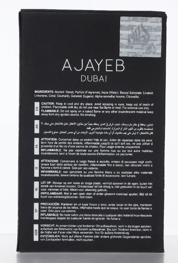 Lattafa Ajayeb Dubai Edp Spray 100 ml