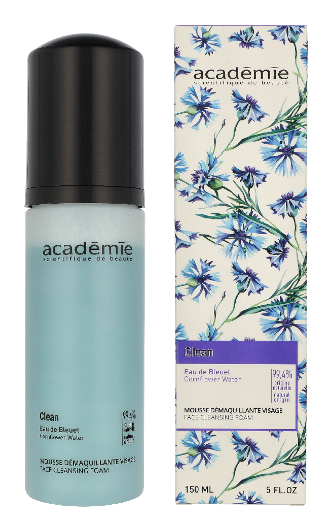 Academie Clean Cornflower Water Face Cleansing Foam 150 ml