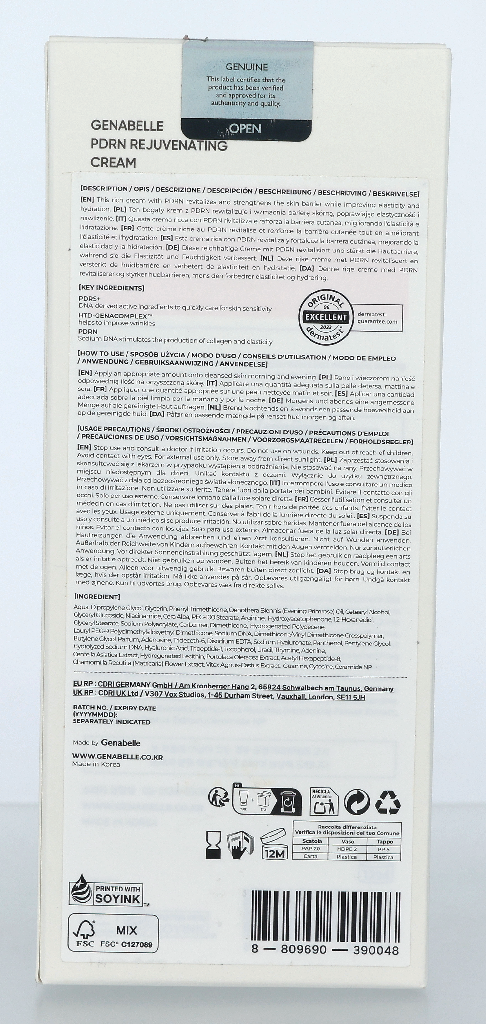 Genabelle PDRN Rejuvenating Cream 70 ml