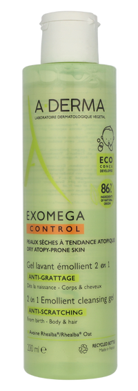 A-Derma Exomega Control Emollient Cleansing Gel