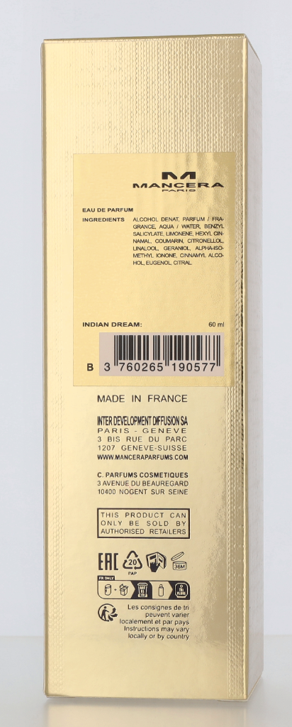 Mancera Indian Dream Edp Spray 60 ml