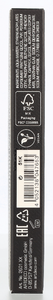 Artdeco Vinyl Effect Long-Lasting Eyeliner 4.50ml