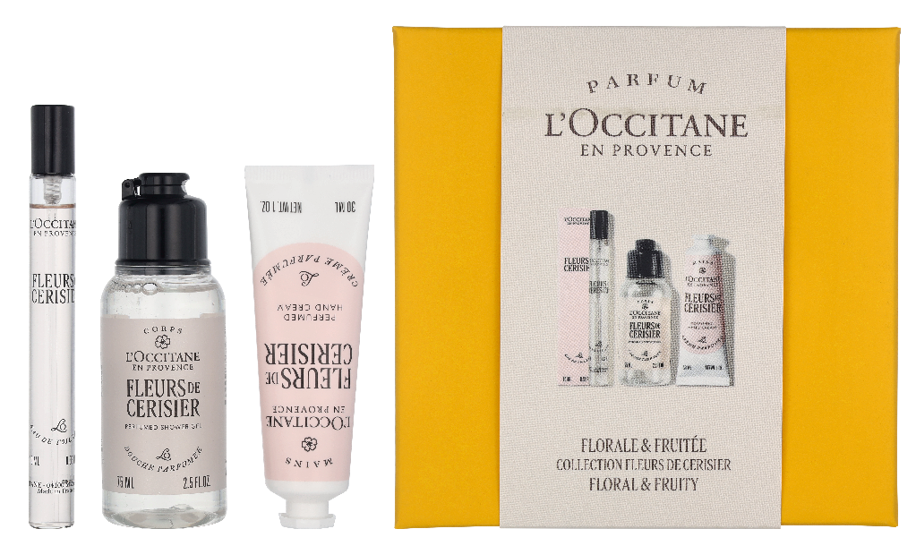 L'Occitane Fleurs De Cerisier Routine Giftset 47 ml