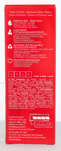 Pupa Vamp! Palette 4 Ombres 5.20 g