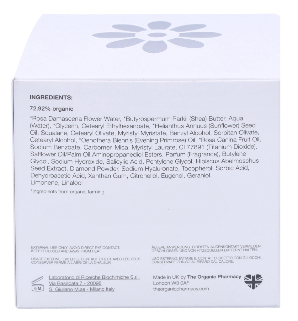 The Organic Pharmacy Rose Diamond Face Cream 50 ml