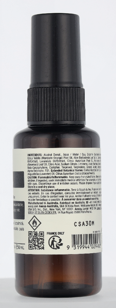 Aesop Resurrection Rinse-Free Hand Mist 50 ml