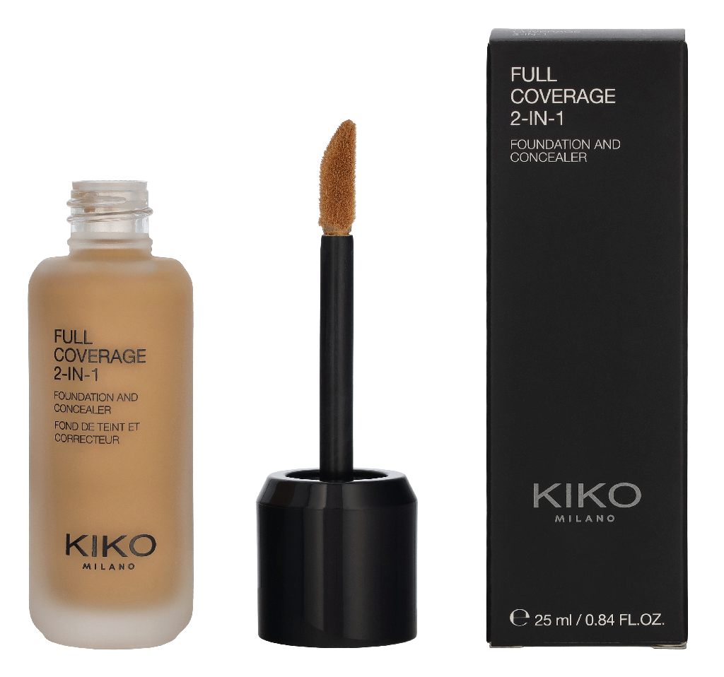 Kiko Milano Full Coverage 2 In 1 Foundation & Concealer 25 ml