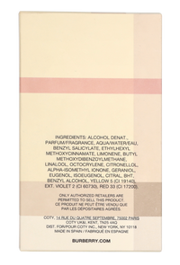 Burberry London For Women Eau de parfum Spray