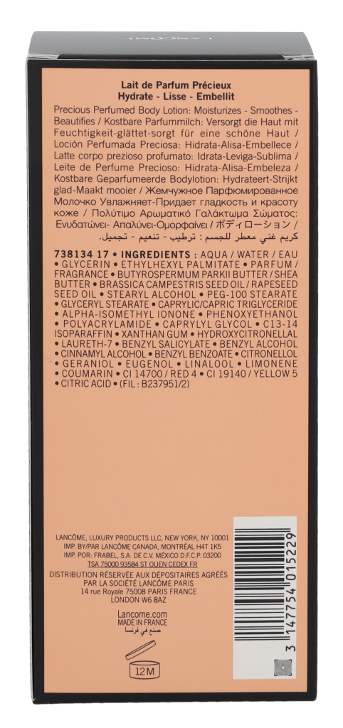 Lancome Tresor Precious Perfumed Body Lotion 150 ml