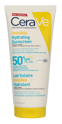 CeraVe Invisible Hydrating Sunscreen SPF 50+ 177 ml