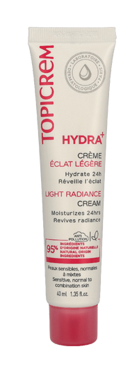 Topicrem Radiance Moisturizing Light Cream 40 ml
