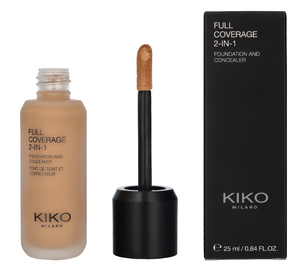Kiko Milano Full Coverage 2 In 1 Foundation & Concealer 25 ml
