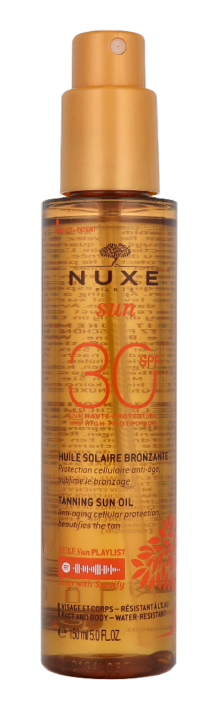 Nuxe Sun Tanning Oil High Protection SPF30 150 ml