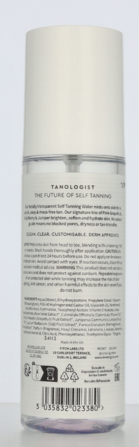 Tanologist Self Tan Water Express Tan 200 ml