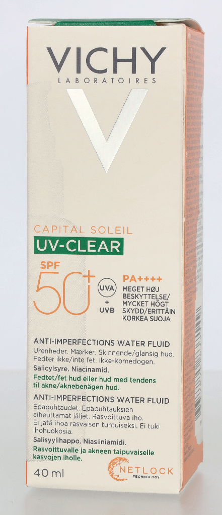 Vichy Capital Soleil UV Clear Anti-Imperfections Water SPF50 40 ml