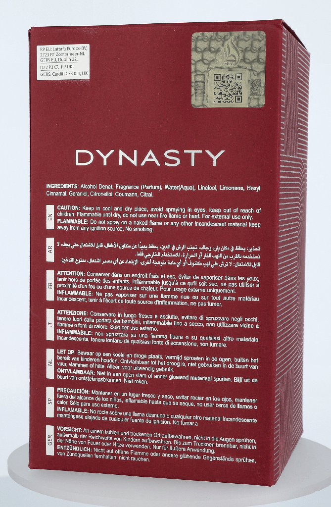 Lattafa Dynasty Edp Spray 100 ml