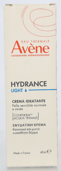 Avene Hydrance Optimale Light Hydrat. Cream SPF15 40 ml