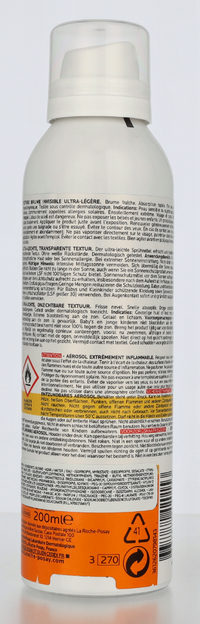 LRP Anthelios Ultra-Light Invisible Spray SPF50+ 200 ml