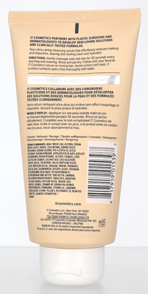 IT Cosmetics Confidence Cleanser Serum 148 ml