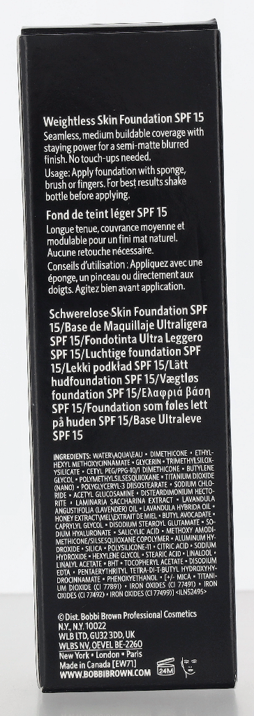 Bobbi Brown Weigthless Skin Foundation SPF15 30 ml