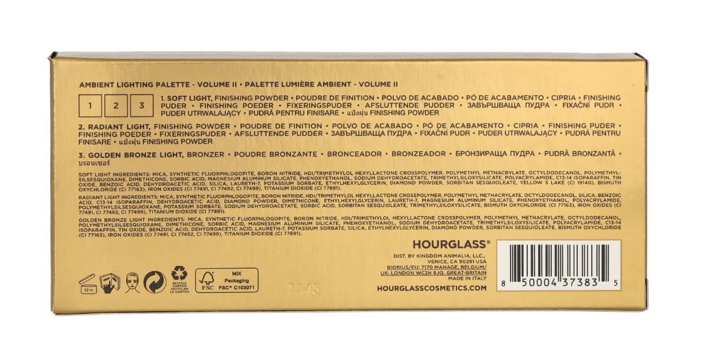 Hourglass Ambient Lighting Palette 9 g