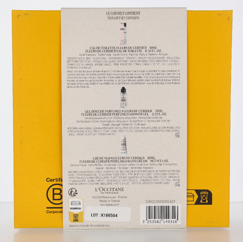 L'Occitane Fleurs De Cerisier Routine Giftset 47 ml