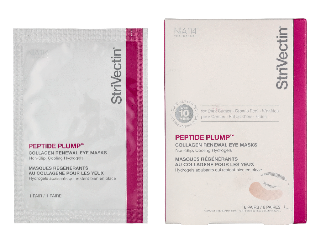 StriVectin Peptide Plump Collagen Renewal Eye Masks 6 piece