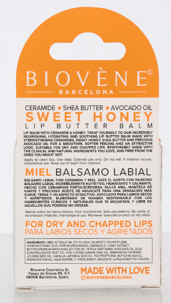 Biovene Sos-Repair Creamy! Sweet Honey Lip Butter Balm 8 g