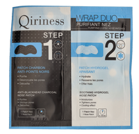 Qiriness Wrap Duo Purifying 2-Step Nose Patches 30 g