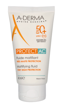 A-Derma Protect AC Mattifying Fluid SPF50+ 40 ml