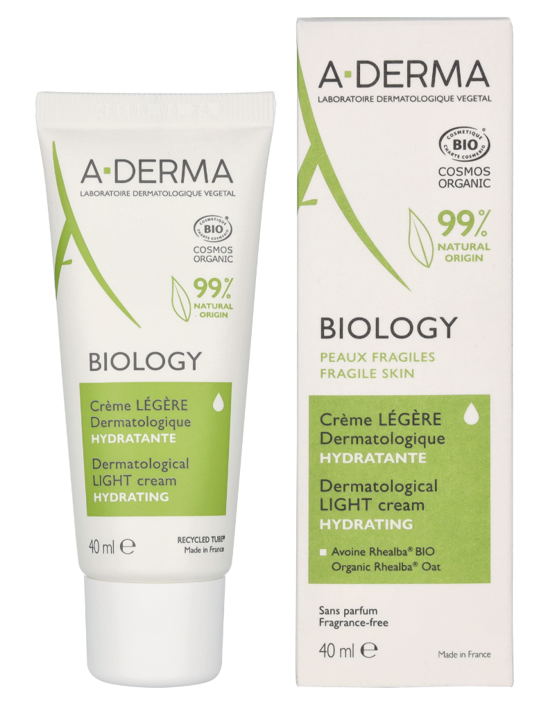 A-Derma Biology Dermatological Light Cream 40 ml