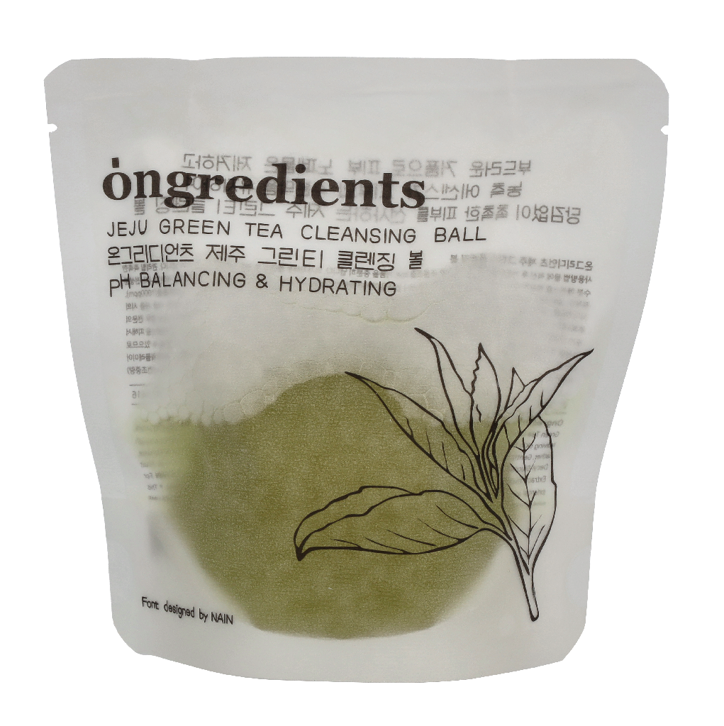 Ongredients Jeju Green Tea Cleansing Ball 110 g