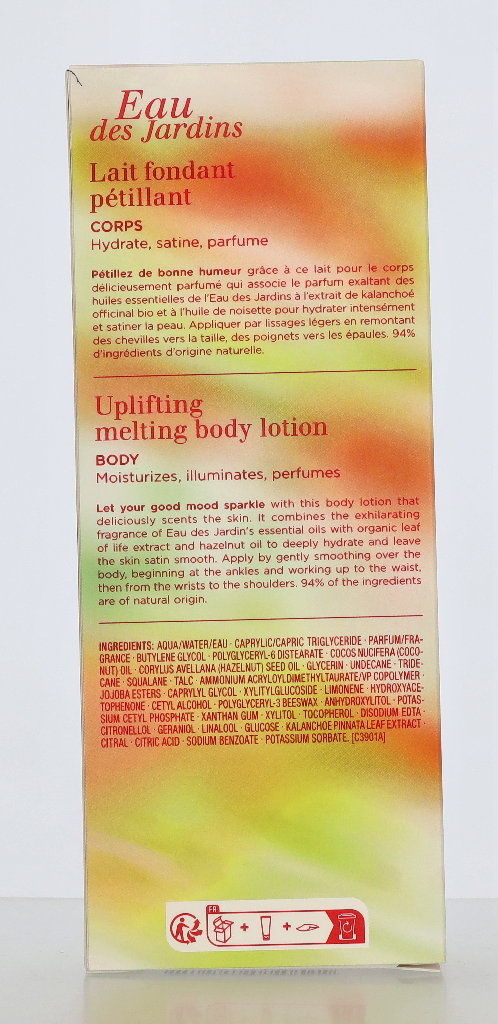 Clarins Eau Des Jardins Uplifting Melting Body Lotion 200 ml