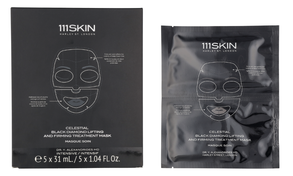 111Skin Celestial Black Diamond L.&F. Treatment Mask Set 155 ml