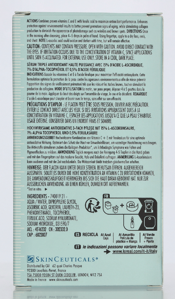 SkinCeuticals C E Ferulic Triple Antioxidant Treatment 30 ml
