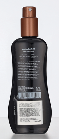 Australian Gold Instant Bronzer Spray Gel Sunscreen SPF30 237 ml