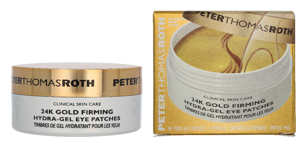 P.T. Roth 24K Gold Luxury Lift & Firm Hydra Gel Eye Patches 30 piece