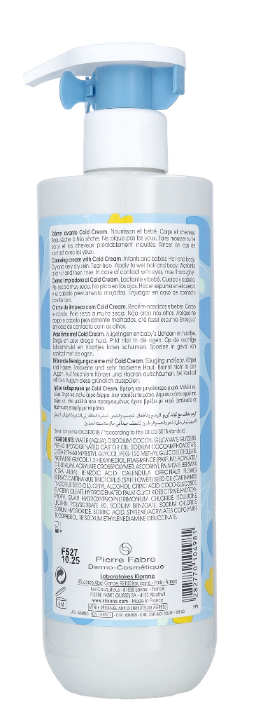 Klorane Bebe Cleansing Cold Cream - Flowers