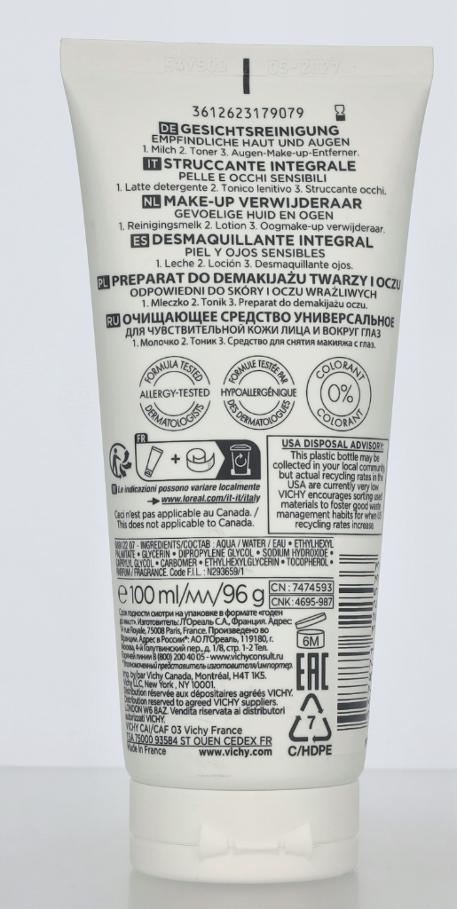 Vichy Purete 3In1 One Step Cleanser 100 ml