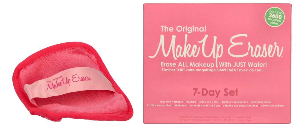 MakeUp Eraser 7 Day Set - Mini Cloths - Pink