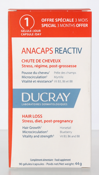 Ducray Anacaps Reactiv Food Supplement