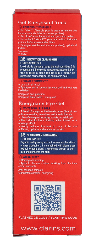 Clarins Men Energizing Eye Gel 15 ml