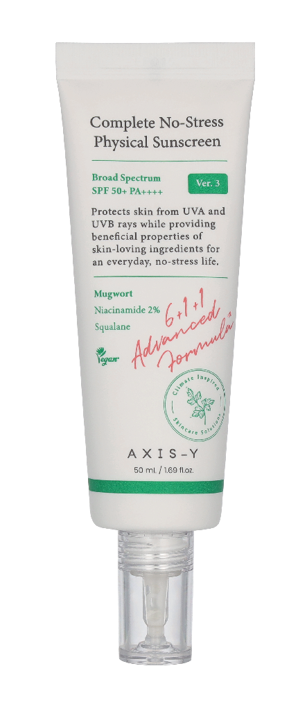 Axis-Y Complete No-Stress Physical Sunscreen 50 ml