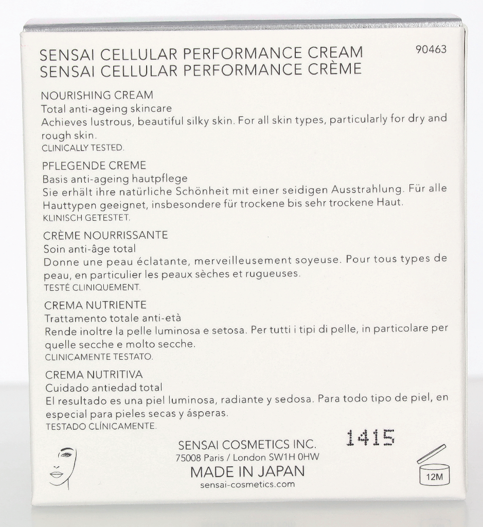 Sensai CP Cream Total Anti Ageing Skincare - For All Skin Types 40 ml