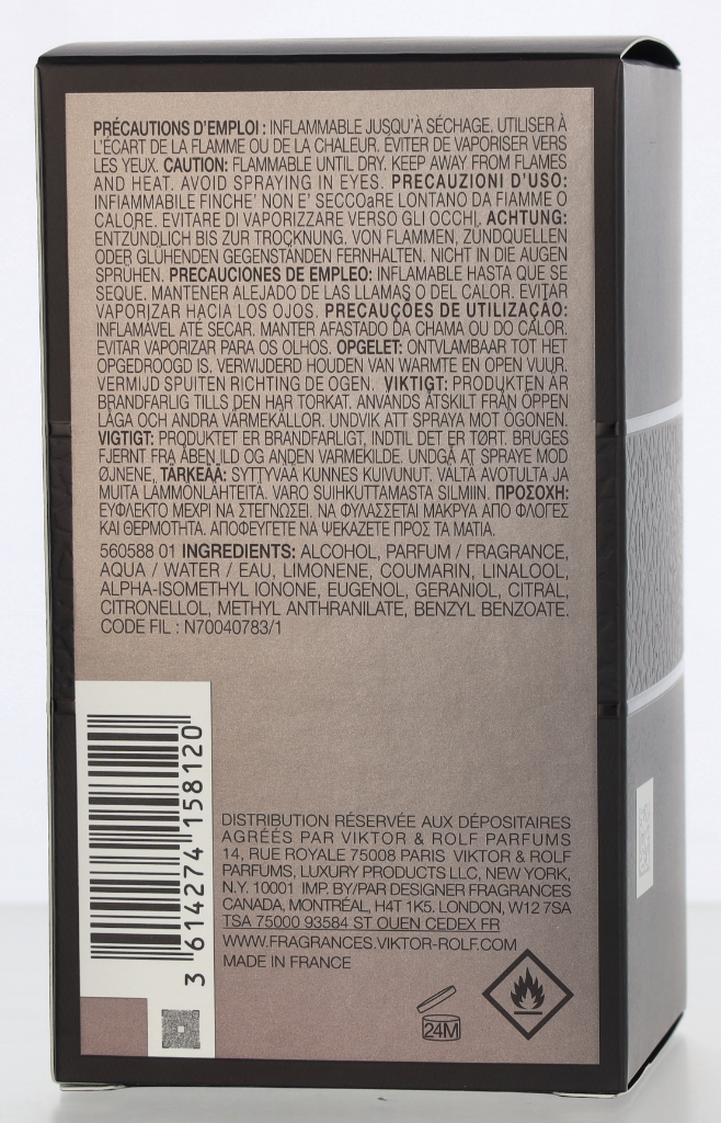 Viktor & Rolf Spicebomb Dark Leather Edp Spray
