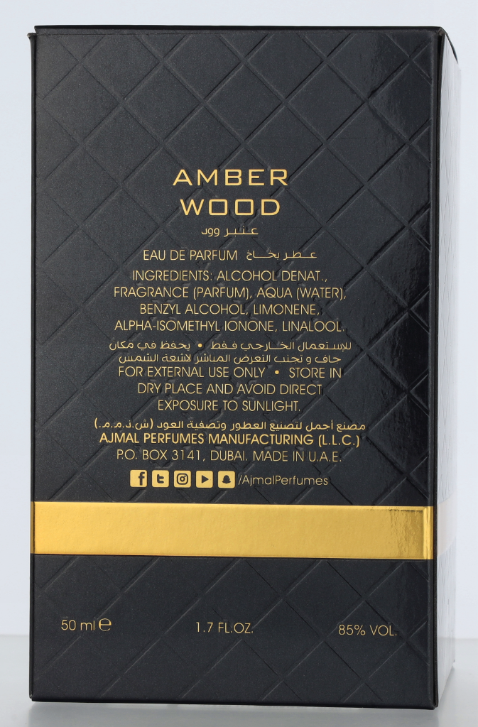Ajmal Amber Wood Edp Spray