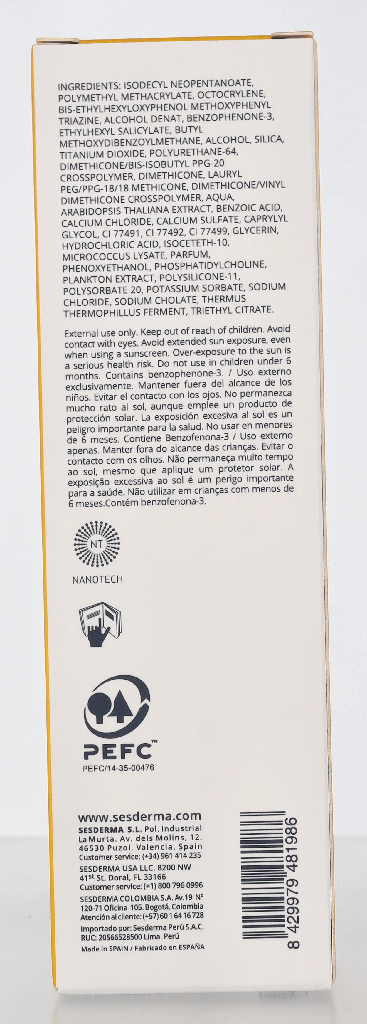 Sesderma Repaskin Silk Touch Tinted Sunscreen SPF50 50 ml